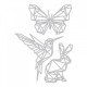 Fustella Sizzix Thinlits - Geo Springtime