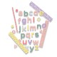 Fustella Sizzix Thinlits - Pop Art Lowercase