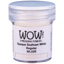 Wow! - Opache seafoam white regular