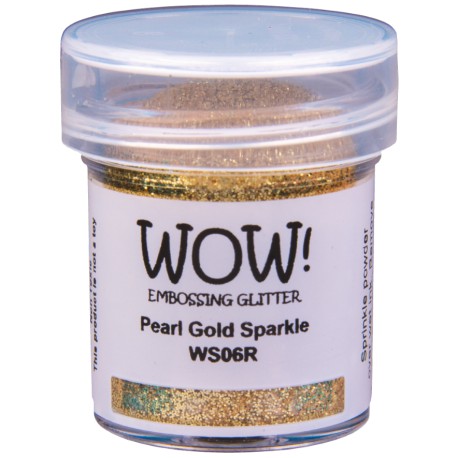 Wow! - Glitter Pearl Gold Sparkle