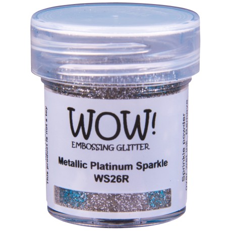 Wow! - Glitter Metallic Platinum Sparkle