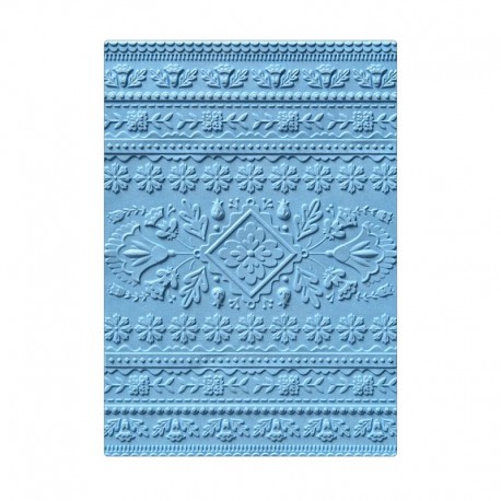 Embosing folder Sizzix 3-D Textured Impressions - Folk Art Pattern