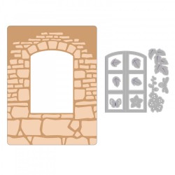 Embosing folder Sizzix Impresslits - Window Box