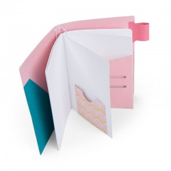 Fustella Sizzix Bigz XL - Traveler’s Pink Notebook Cover