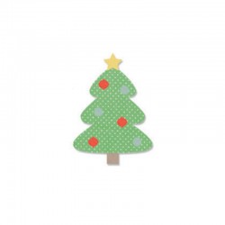 Fustella Sizzix Bigz - Albero di Natale con Addobbi