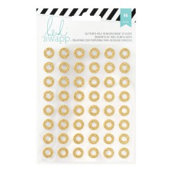Heidi Swapp - Stickers cerchi forati glitterati
