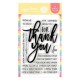 Waffle Flower - Timbro Clear Oversized Thank You