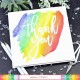 Waffle Flower - Timbro Clear Oversized Thank You