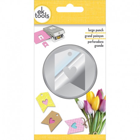 Ek Tools - Punch Large Double Heart Tag