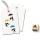 Cats on appletrees - Timbro Legno Mini - Pinguin Ole springend - 2861