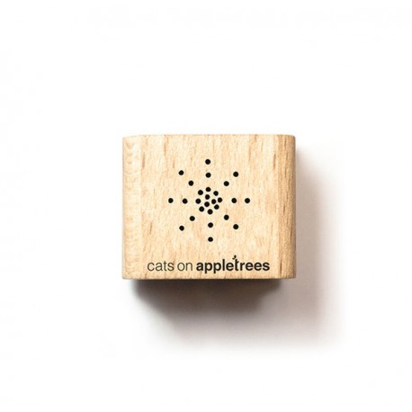 Cats on appletrees - Mini Timbro Legno - Stern - 2865