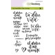 CraftEmotions - Timbro Clear  - Handletter Testo 2