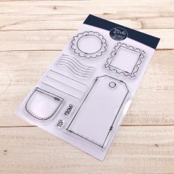 ModaScrap- Timbri Clear - Postage Bits