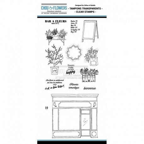 Chou & Flowers - Timbri Clear - Fleur 1