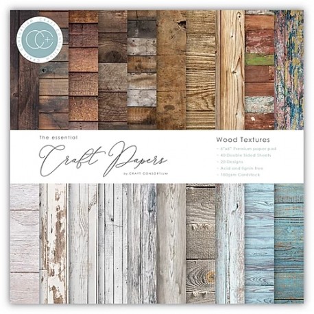 Craft Consortium - Kit Wood Textures - 6"x6"