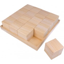 Artemio - Cubi in legno da decorare 26,5x26,5 cm