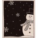 Hero Arts - Timbro legno - Snowman and Snowflakes