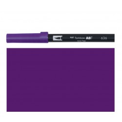 Tombow - Pennarello Dual Brush - Imperial Purple 636