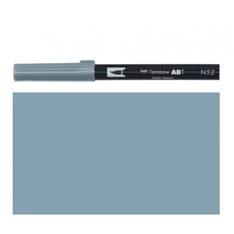 Tombow - Pennarello Dual Brush - Cool Grey 8 - N52