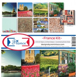 Reminisce  - Kit Collezione France - 12x12"