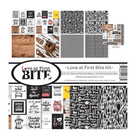 Reminisce  - Kit Collezione Love at First Bite - 12x12"