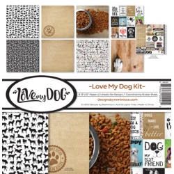 Reminisce  - Kit Collezione Love My Dog - 12x12"