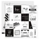 Florileges Design - Kit Carte Stampate - En Toutes Lettres