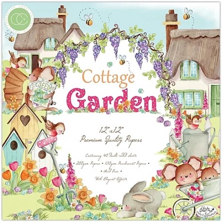 Craft Consortium - Kit Cottage Garden - 12"x12"