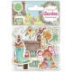 Craft Consortium - Dies Cut Cottage Garden - Wooden Ephemera Shapes