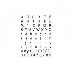 Artemio - Timbro Clear - Alphabet 10001025