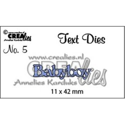 CREALIES - Fustella - BABYBOY - CLTD05