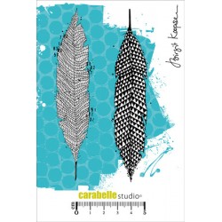 Carabelle - Timbri Cling - Scribbled Feathers