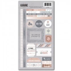 Les Ateliers de Karine - Stickers- Nomade 15x30cm