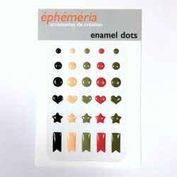 Ephéméria - Enamel Dots - Plumes