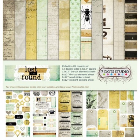 7 Dots Studio - Kit Carte 12x12" - Lost and Found