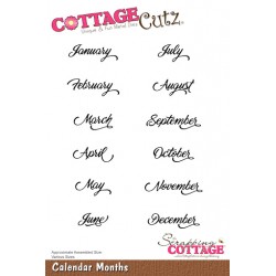 Cottage Cutz - Fustella - Calendar Months