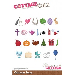Cottage Cutz - Fustella - Calendar Icons