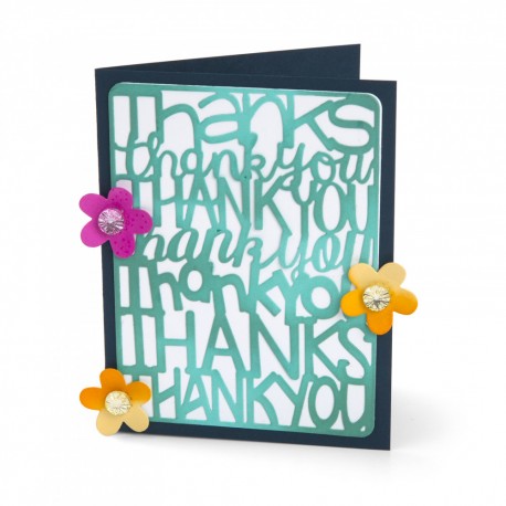 Sizzix - Fustella Thinlits - Thank You