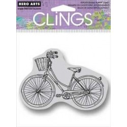 Hero Arts - Timbri Cling - Bike with Basket