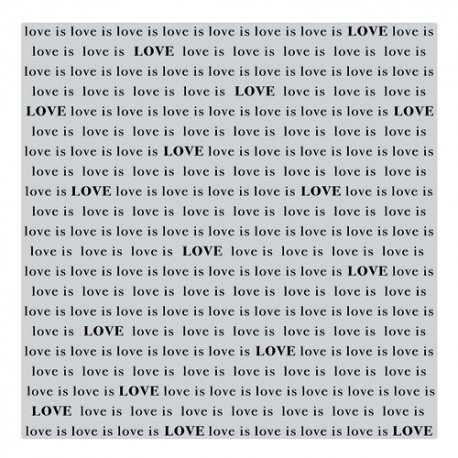 Hero Arts - Timbri Cling - Love is Love Bold Prints
