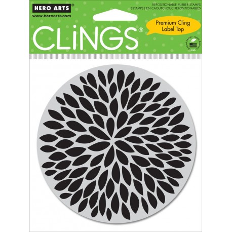 Hero Arts - Timbri Cling - Large Solid Flower