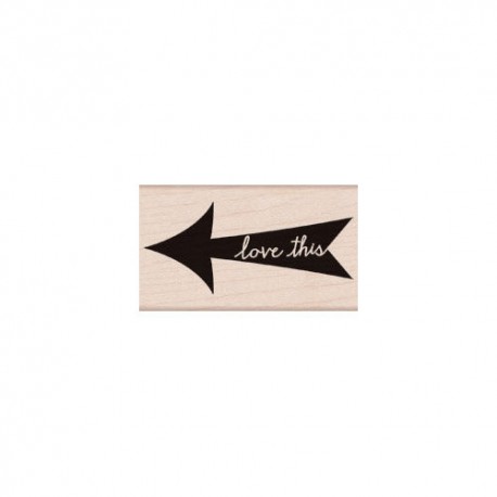 Hero Arts - Timbro legno - Love This Arrow