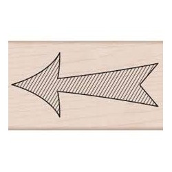Hero Arts - Timbro legno - Striped Arrow