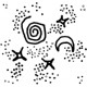 Impronte d'Autore - Timbri Legno - grande cielo stellato