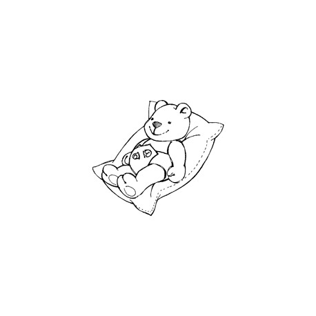 Impronte d'Autore - Timbri Legno - orsetto pacchia