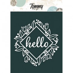 Tommy Design - Le Maschere - Quadrato Hello