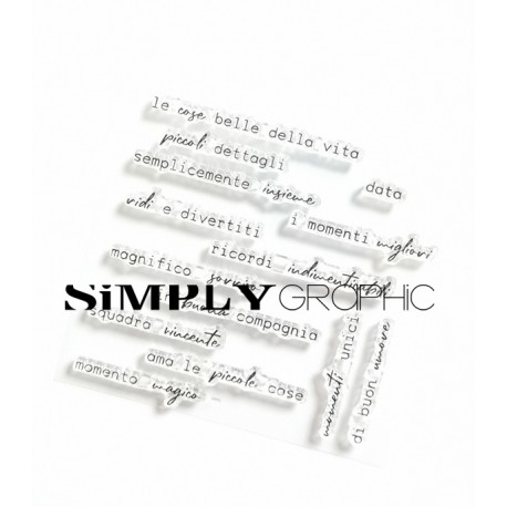 Simply Graphic - Timbri Clear - Le Cose belle della vita