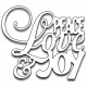 Penny Black - Fustella - Peace Love and Joy