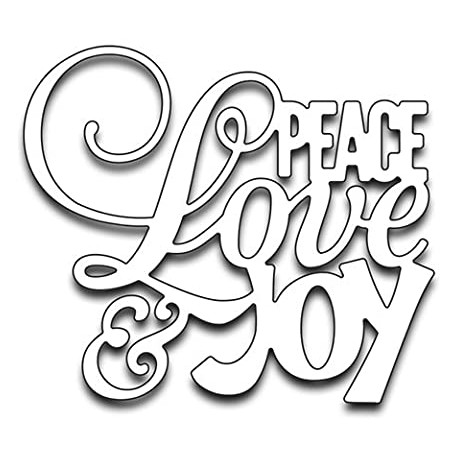 Penny Black - Fustella - Peace Love and Joy