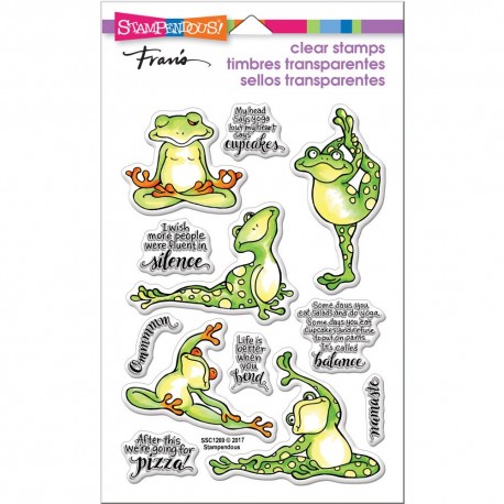 Stampendous  - Timbri clear - Frog Yoga